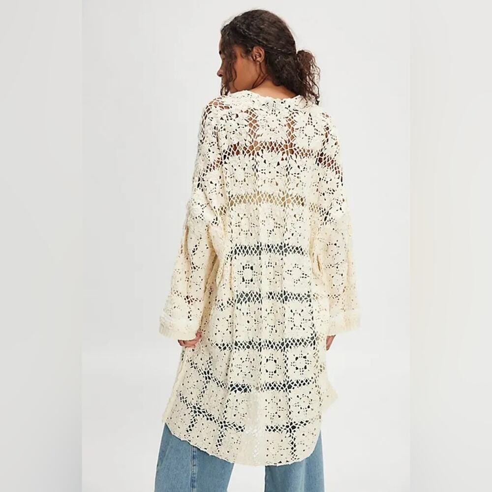 Free People Bali June Crochet Cardigan